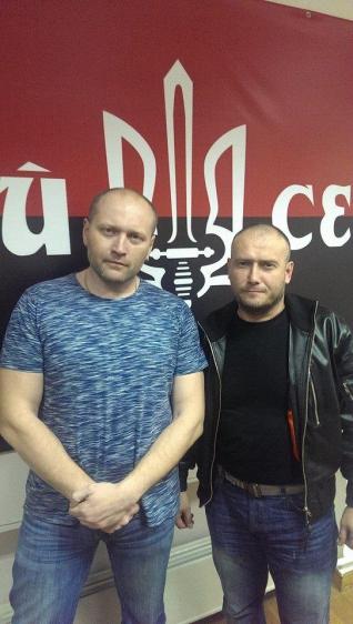 Dmitry Yarosh y Borislav Bereza
