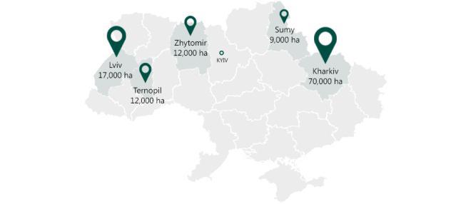 The vast tracts of agricultural land controlled by AgroGeneration alone. (www.agrogeneration.com)