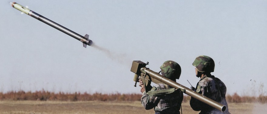 Misiles tierra-aire FN-6 de fabricación china, como los incautados por las autoridades de Kuwait