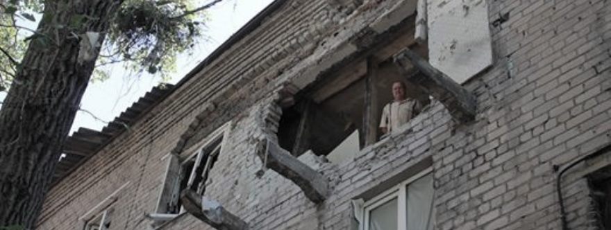 Consecuencias de los bombardeos ucraninos de la última semana en la RPD. 