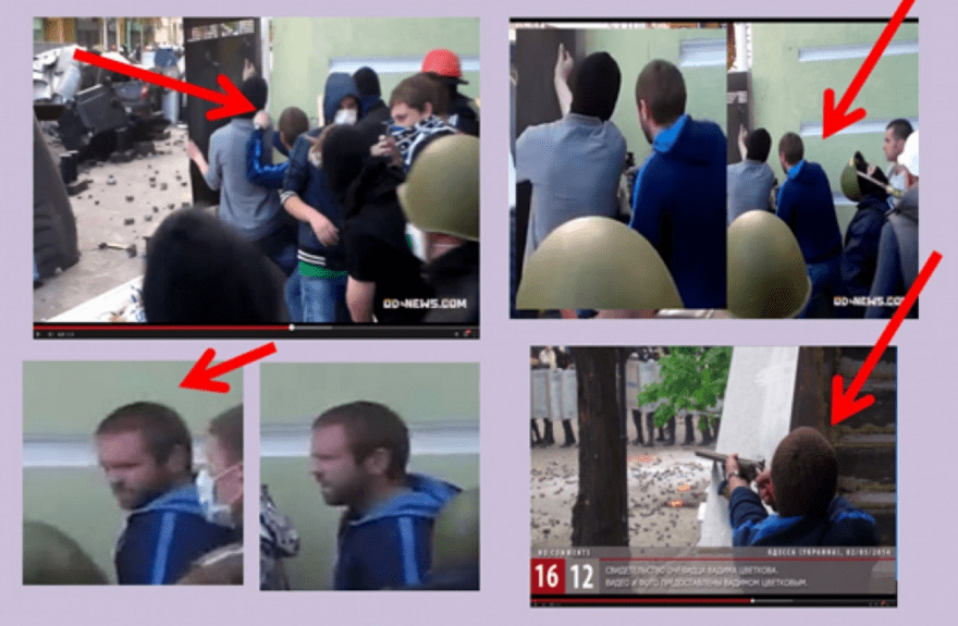 Sergey Jodyak en Odessa el 2 de mayo.