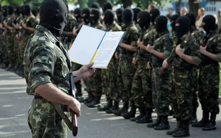 Los inicios del batallón Shakhtyrosk.