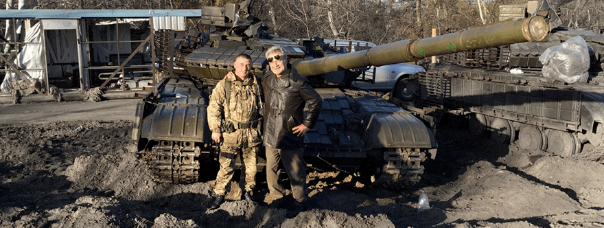 Philip Karber en el frente